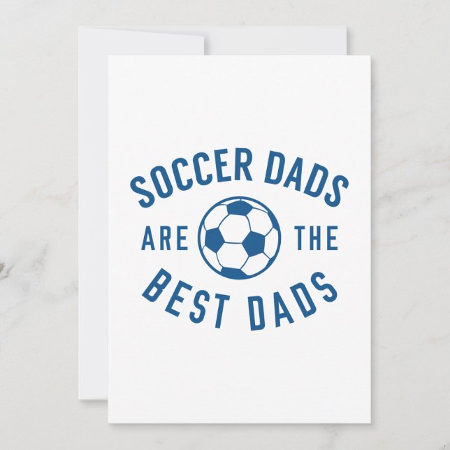 Carte De Remerciements Les Dads De Football Sont Les Meilleurs Dads (Devant)