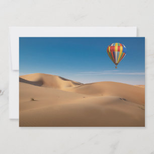 Carte De Remerciements Les déserts   Dunes de sable dans le désert de Dub