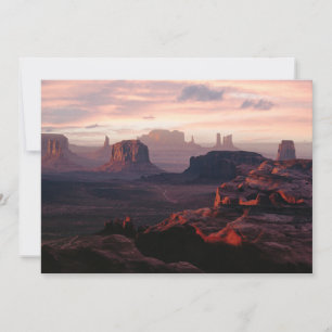 Carte De Remerciements Les déserts   Monument Valley Utah-Ariziona