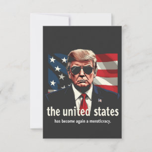 Carte De Remerciements Les Etats-Unis sont à nouveau devenus une méritocr