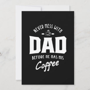 Carte De Remerciements Les Hommes Ne Mess Jamais Avec Papa Avant Qu'Il N'