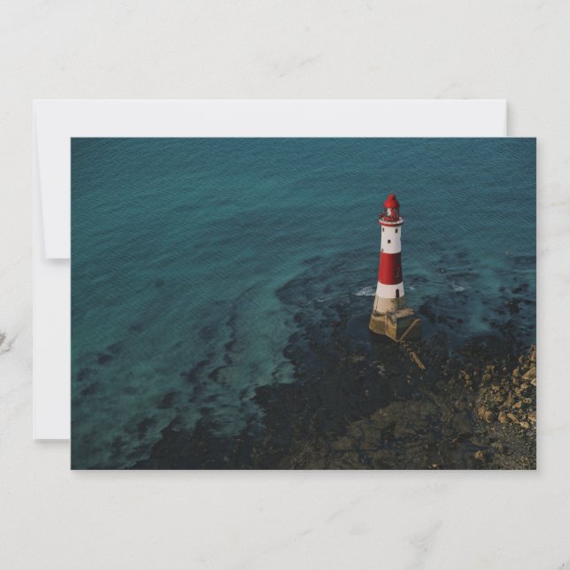 Carte De Remerciements Les phares | Beachy Head Lighthouse England (Devant)
