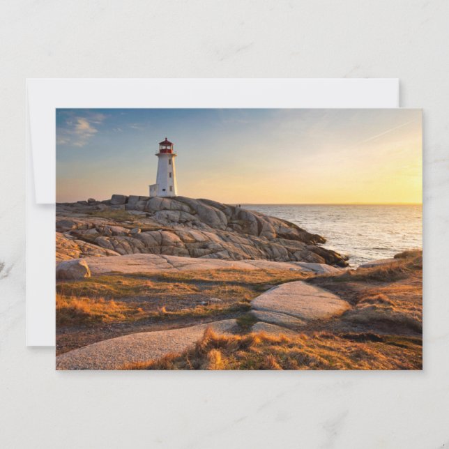 Carte De Remerciements Les phares | Peggy's Cove Nouvelle-Écosse (Devant)