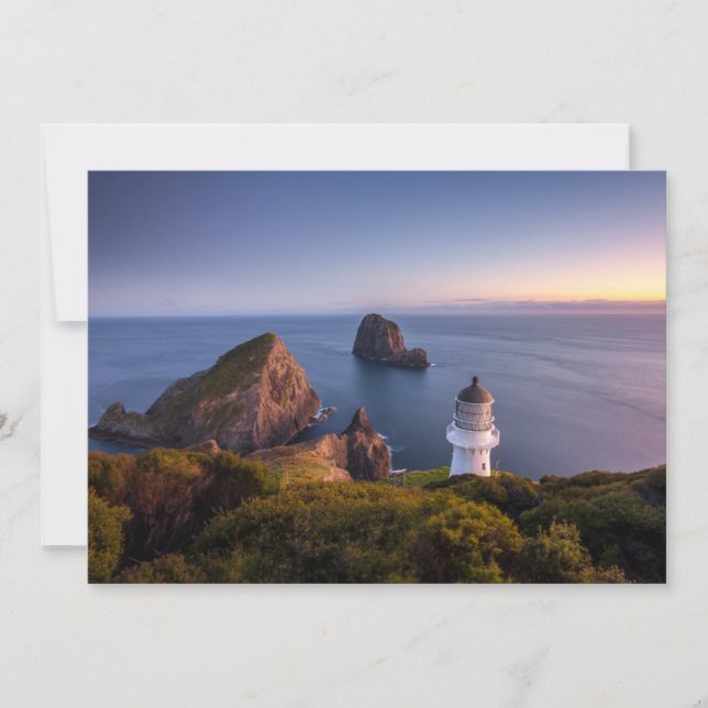 Carte De Remerciements Les phares | Phare Cap Brett Nouvelle-Zélande (Devant)