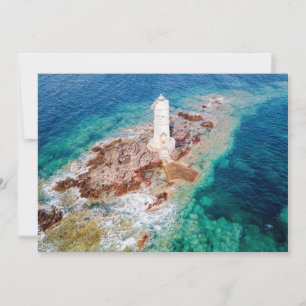 Carte De Remerciements Les phares   Phare de Mangiabarche Italie