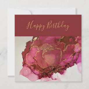 Carte De Remerciements Les roses sont Red Note Card