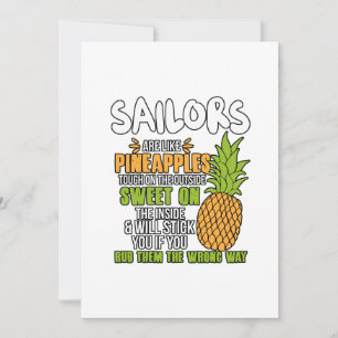 Carte De Remerciements Les Voiles Sont Comme Des Ananas.