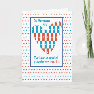 Carte De Remerciements Lieu Patriotique De La Fête Des Anciens Combattant