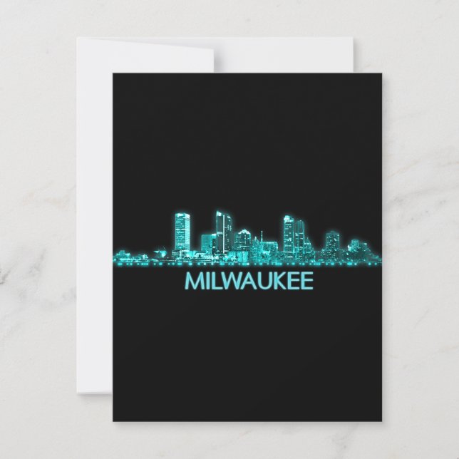 Carte De Remerciements Ligne aérienne de Milwaukee (Devant)