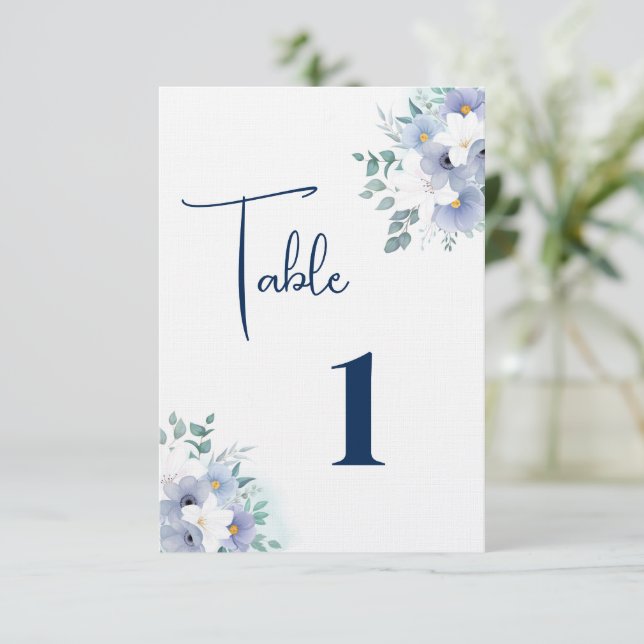 Carte De Remerciements Linge de table mariage (Debout devant)