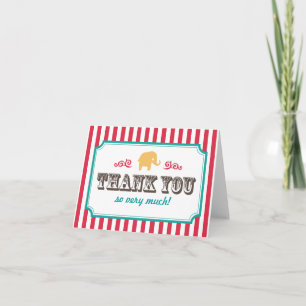 Carte de remerciements Little Peanut Circus