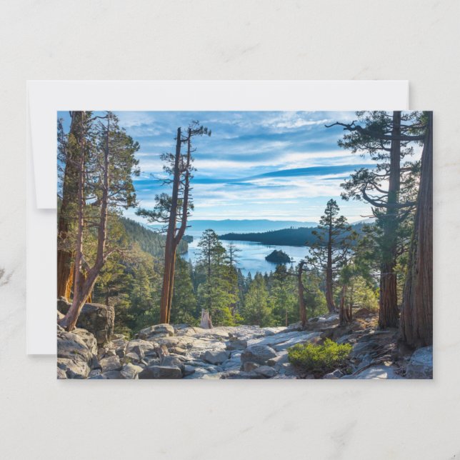 Carte De Remerciements Littoral | Emerald Bay, Lake Tahoe, Californie (Devant)