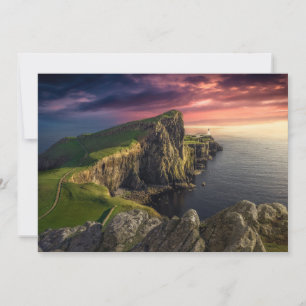 Carte De Remerciements Littoral Île de Skye, Écosse