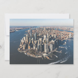 Carte De Remerciements Littoral   Manhattan, New York
