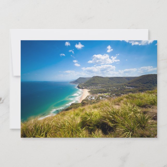 Carte De Remerciements Littoral | Nouvelle-Galles du Sud, Australie (Devant)