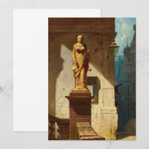 Carte De Remerciements L'oeil de la loi, Justice par Carl Spitzweg