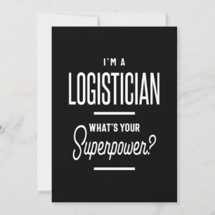 Carte De Remerciements Logistician Titre du travail Cadeau