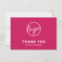 Logo Personnalisé Simple Fuschia Hot Pink Business