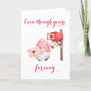 Carte De Remerciements Loin Valentine's Day Card
