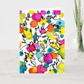 Carte De Remerciements Love Encercles You Lovitude Blank Note Card
