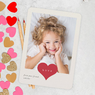 Carte De Remerciements Love Heart Classroom Photo Valentines Day