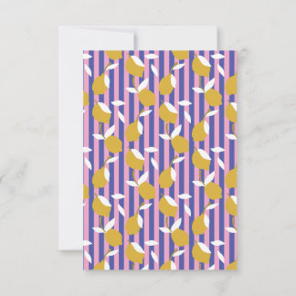 Carte De Remerciements Love Lemonade Flat Thank You Card