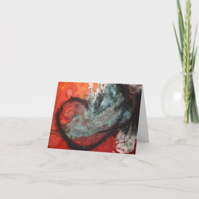 Carte De Remerciements Love Rush (Devant)