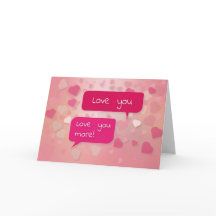 LOVE YOU MORE, LOVE CARD