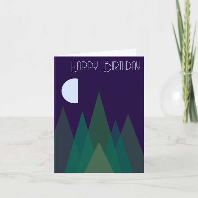Carte De Remerciements Love You To the Moon and Back Birthday Card (Devant)
