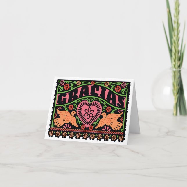 Carte De Remerciements Lovebirds (Devant)