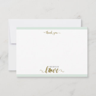 Carte De Remerciements Lucky in Love St. Patrick's Day Fête des mariées