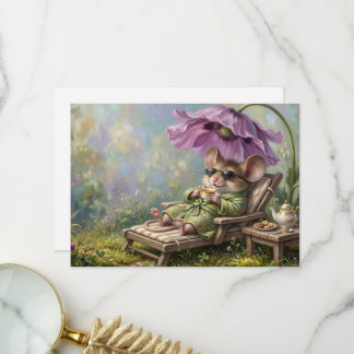 Carte De Remerciements Lunettes de souris