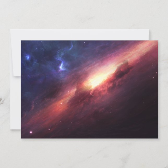 Carte De Remerciements L'univers (Dos)