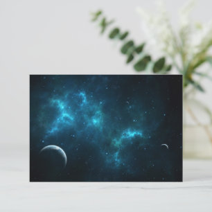 Carte De Remerciements L'univers