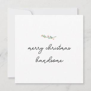 Carte De Remerciements Machine à écrire minimaliste   Joyeux Noël avec ph