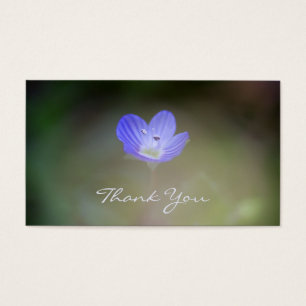 Carte de remerciements macro Veronica