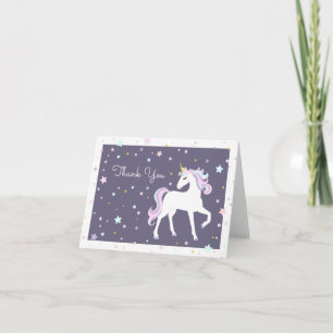 Carte De Remerciements Magical Unicorn Thank You