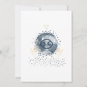 Carte De Remerciements Magie céleste - Cancer