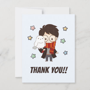 Carte De Remerciements Magique Anniversaire HARRY POTTER™ et Poudlard
