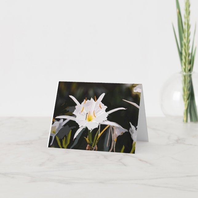 Carte De Remerciements Magnifique Cahaba Lily Penser De Vous (Devant)