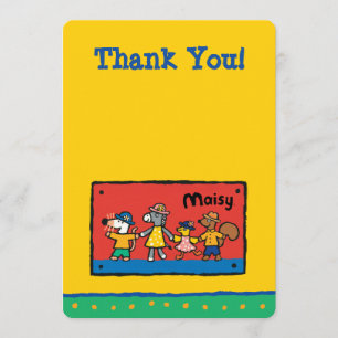 Carte De Remerciements Mains de prise de Maisy et de meilleurs amis