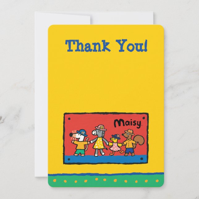 Carte De Remerciements Mains de prise de Maisy et de meilleurs amis (Devant)