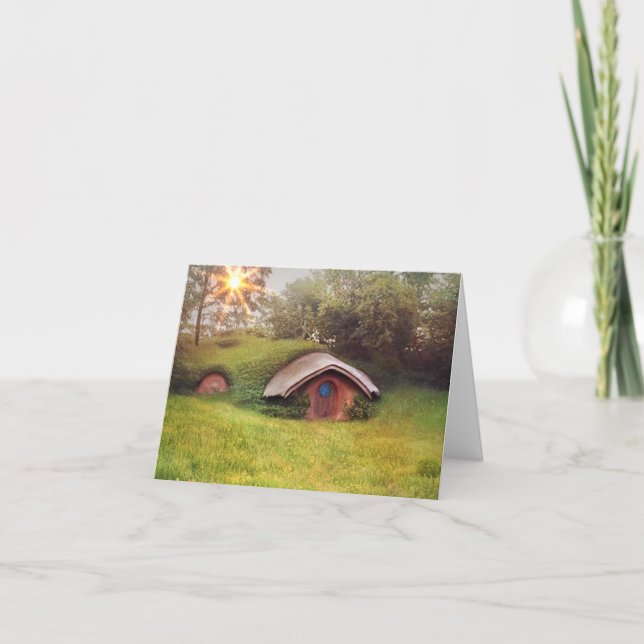 Carte De Remerciements Maison de conte de fées (Devant)