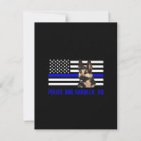Maitre-chien de chien policier