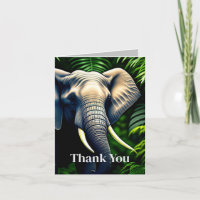 Majestic Jungle Elephant - Sauvage Et Libre