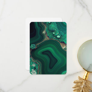 Carte De Remerciements Malachite Cu6CO3(OH)2