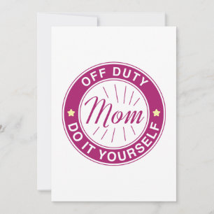 Carte De Remerciements Maman hors service