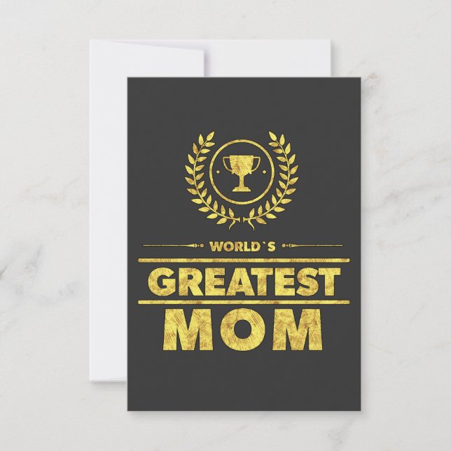 Carte De Remerciements Maman la plus incroyable du monde Meilleur cadeau  (Devant)