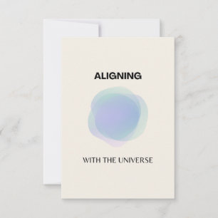 Carte De Remerciements Manifestation Art Spirituel, Energy Aura Gradient