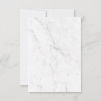 Carte De Remerciements Marbre Blanc